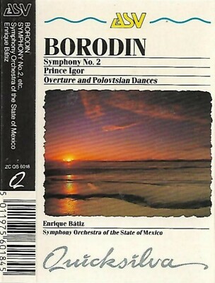 Borodin Symphony No. 2 Prince Igor Overture Polovtsian CASSETTE ALBUM Batiz