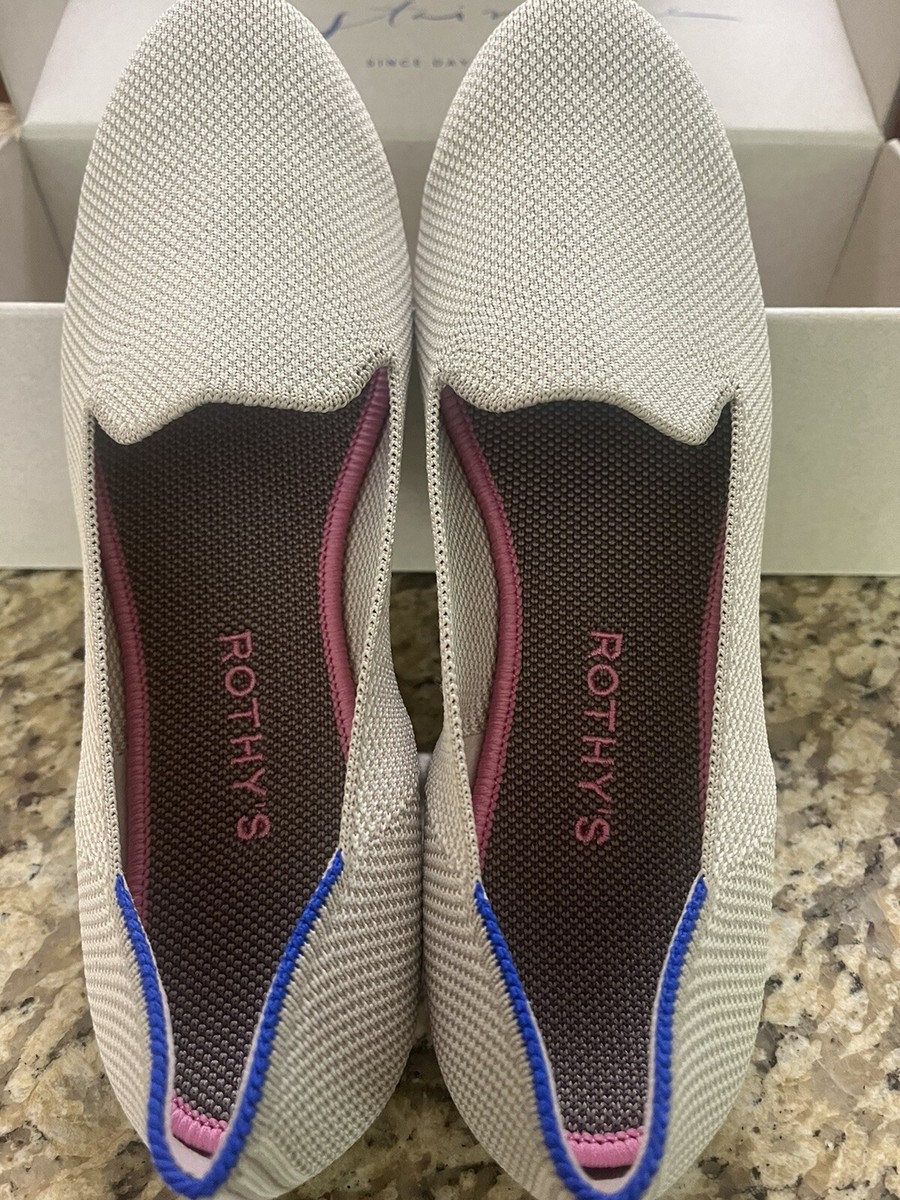 Rothys Used Shoes ROTHY'S Black Original Slip On Sneakers Size