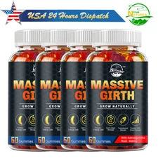 ADVANCED MALE ENLARGER THICKER LONGER BIGGER SIZE GROWTH ENLARGEMENT 60 GUMMIES