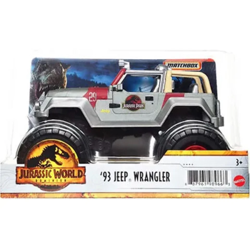 Matchbox Toy Vehicles -Jurassic World Dominion - '93 JEEP WRANGLER (1:24 Scale) - Image 2 of 2