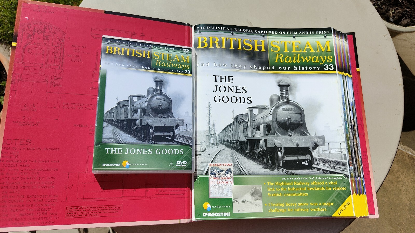DeAgostini British Steam Railways Magazine & DVD #33 The Jones Goods