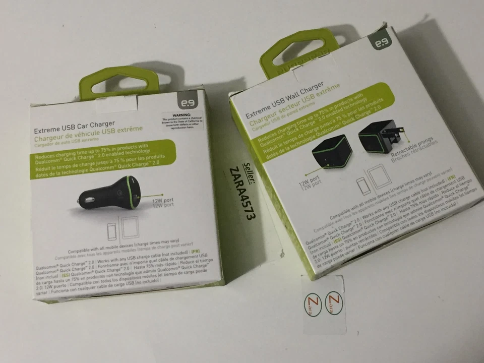 PureGear DUAL USB Chargers 12W - Wall or Car - Qualcomm Quick Charge 2.0 - Image 3 of 4