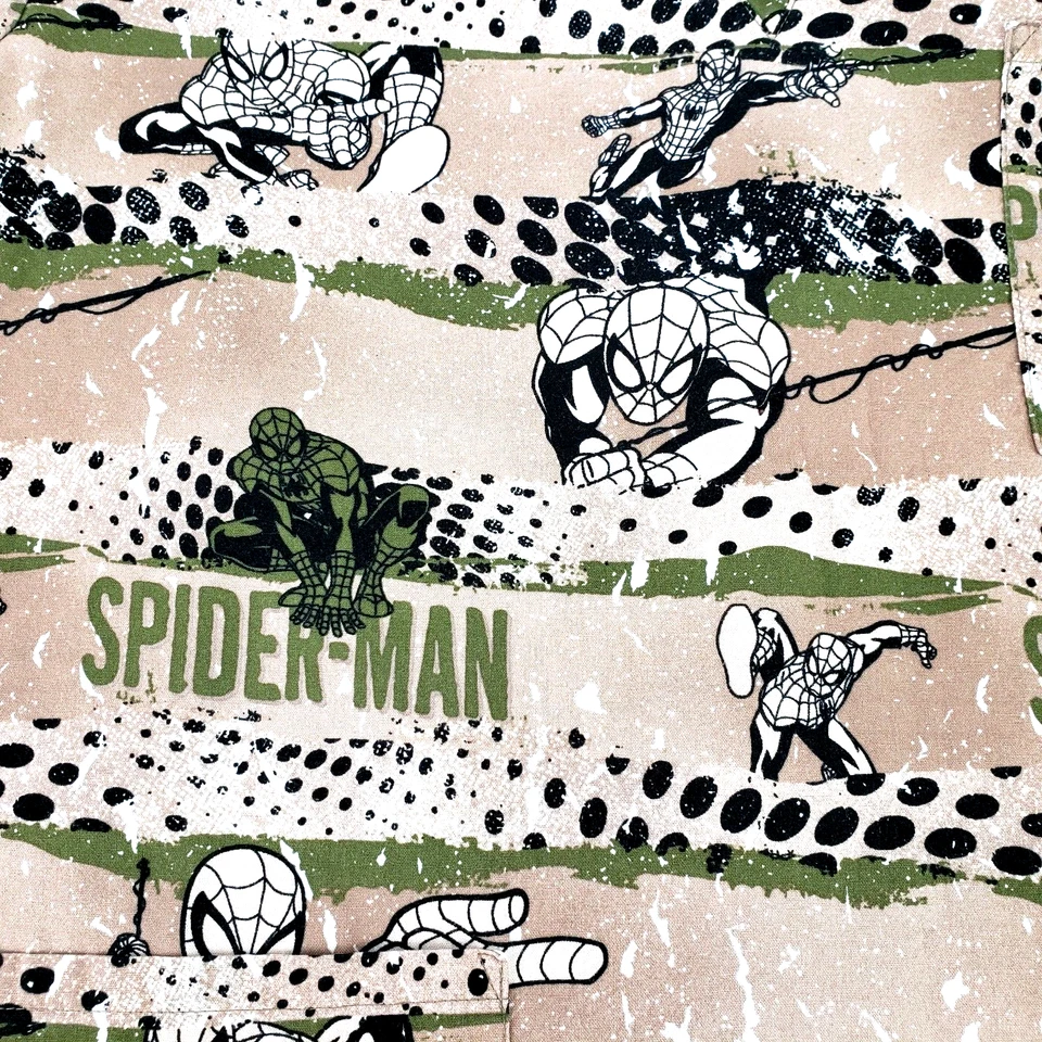 Marvel The Ultimate Spiderman Scrub Top Size S Medical Scrub Vet Tech - Image 4 of 4