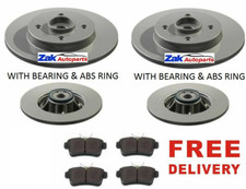 FOR Peugeot 3008 1.6 HDI VTI THP 2009-2013 Rear Brake discs & Pads Set 