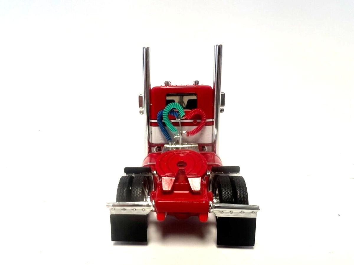 DCP 1/64 Peterbilt 359 Day Cab Set - Rosso E Bianco - Modellino Autocarro Usato