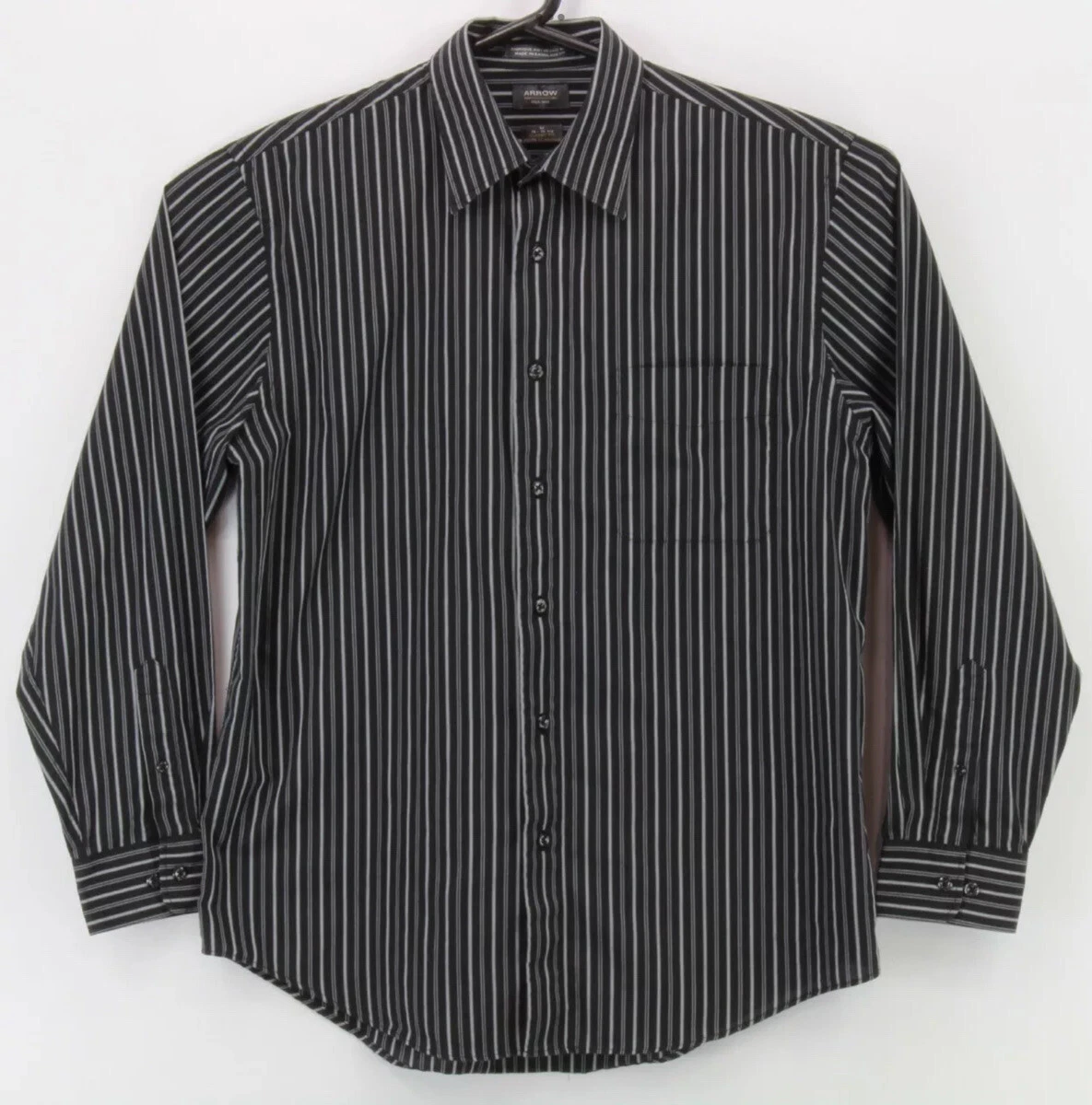 Arrow Long Sleeve Button-Down Collar Classic Fit Dress Shirts for Men for  sale | eBay