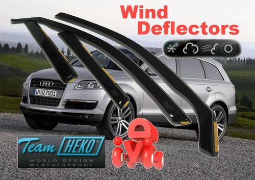 Deflettori Aria L'installazione Esterna Per AUDI Q7 2006-2015 4 Pz. Anteriori E Posteriori - Foto 5