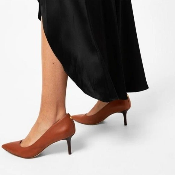 Ralph lauren lanette suede best sale pumps