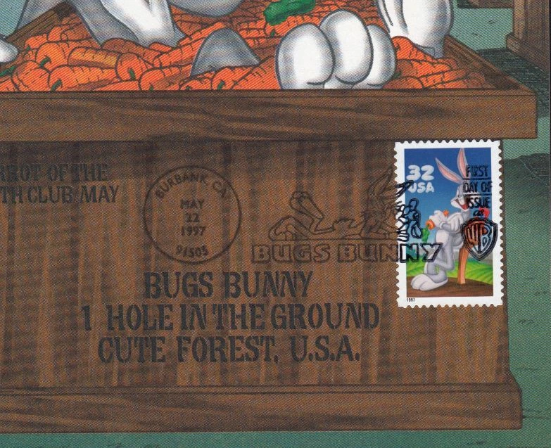 1997 Bugs Bunny Sc 3137 32c USPS & DC Comics FDC comic book COA 14 pgs sealed - Image 2 of 4