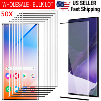 Wholesale Lot 50X Tempered Glass Screen Protector For Samsung S25 S24 S23 S22+