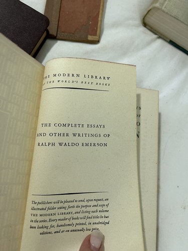 The Writings of Ralph Waldo Emerson by Brooks Atkinson, 1940 (1012) - Picture 4 of 5