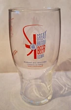 The Great British Beer Festival London Olympia 2002 Advertising Bar Pint  Glass.