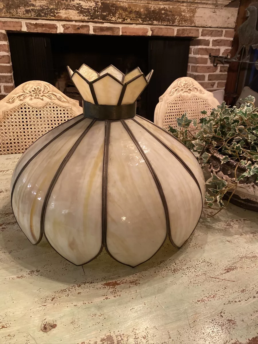 Slag glass 2024 hanging lamp