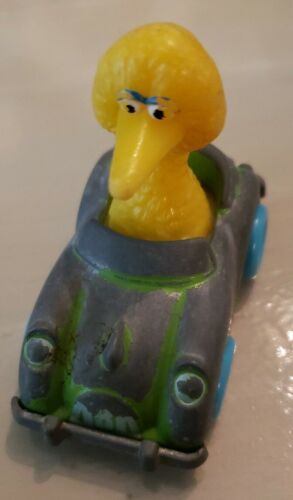 Vintage Sesame Street Big Bird Diecast Car Vehicle 1981 1983 Hasbro China