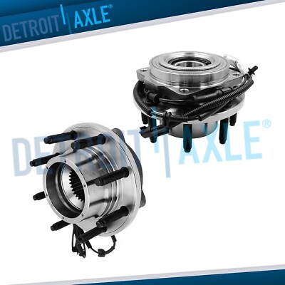 4WD Front Wheel Bearing and Hubs Set for 2017 - 2022 Ford F-250 F-350 Super Duty