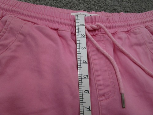Virtuelle Pants/Joggers 14 L28 Pink Womens Elastic Waist Cotton - Picture 9 of 15