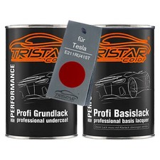 Autolack Set Dose für Tesla E211RU415T Sunset Red Perl Muir Red Perl 2,0L