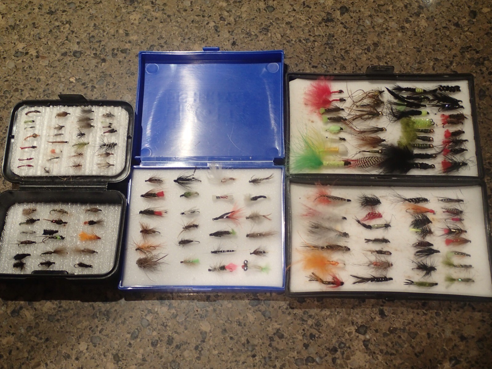 Used Fly Fishing Equipment Job Lot, multiple reels & lines, flies etc