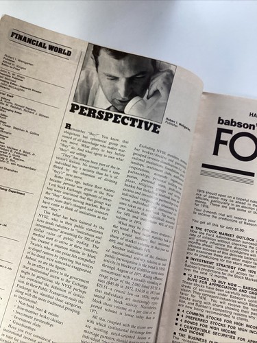 Financial World Magazine Vtg 1975 Rare Ads IBM Textiles Springs Stevens Riviana - Picture 4 of 20