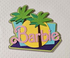 Barbie Title /Barbie Inspired. Scrapbook, Card making Paper Piecing