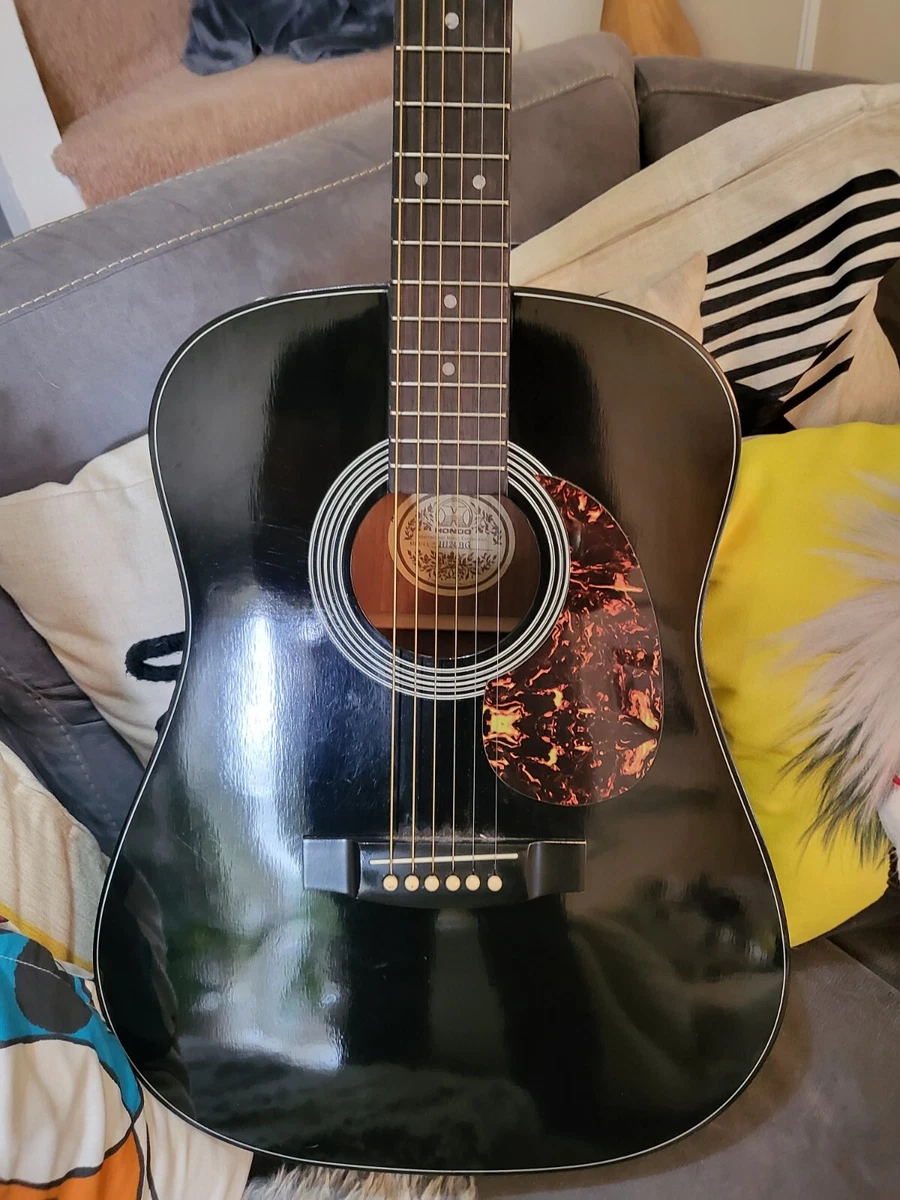 Hondo h124b acoustic guitar deals