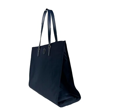 Tory Burch (136144) Navy Ella Large Nylon Tote Bag Purse | eBay