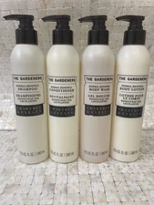 Crabtree & Evelyn Gardeners 4-Piece Set | Shampoo Conditioner Body Wash Lotion |