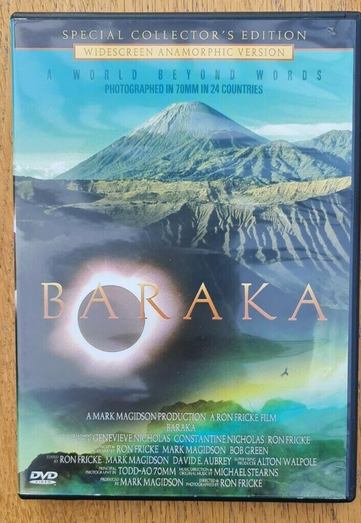 Baraka A World Beyond Worlds Special Collector's DVD With Booklet