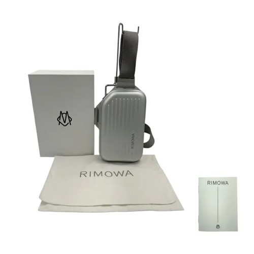 Rimowa Personal Sling Clutch Silver aluminum Shoulder bag Used From Japan - 第 1/13 張圖片