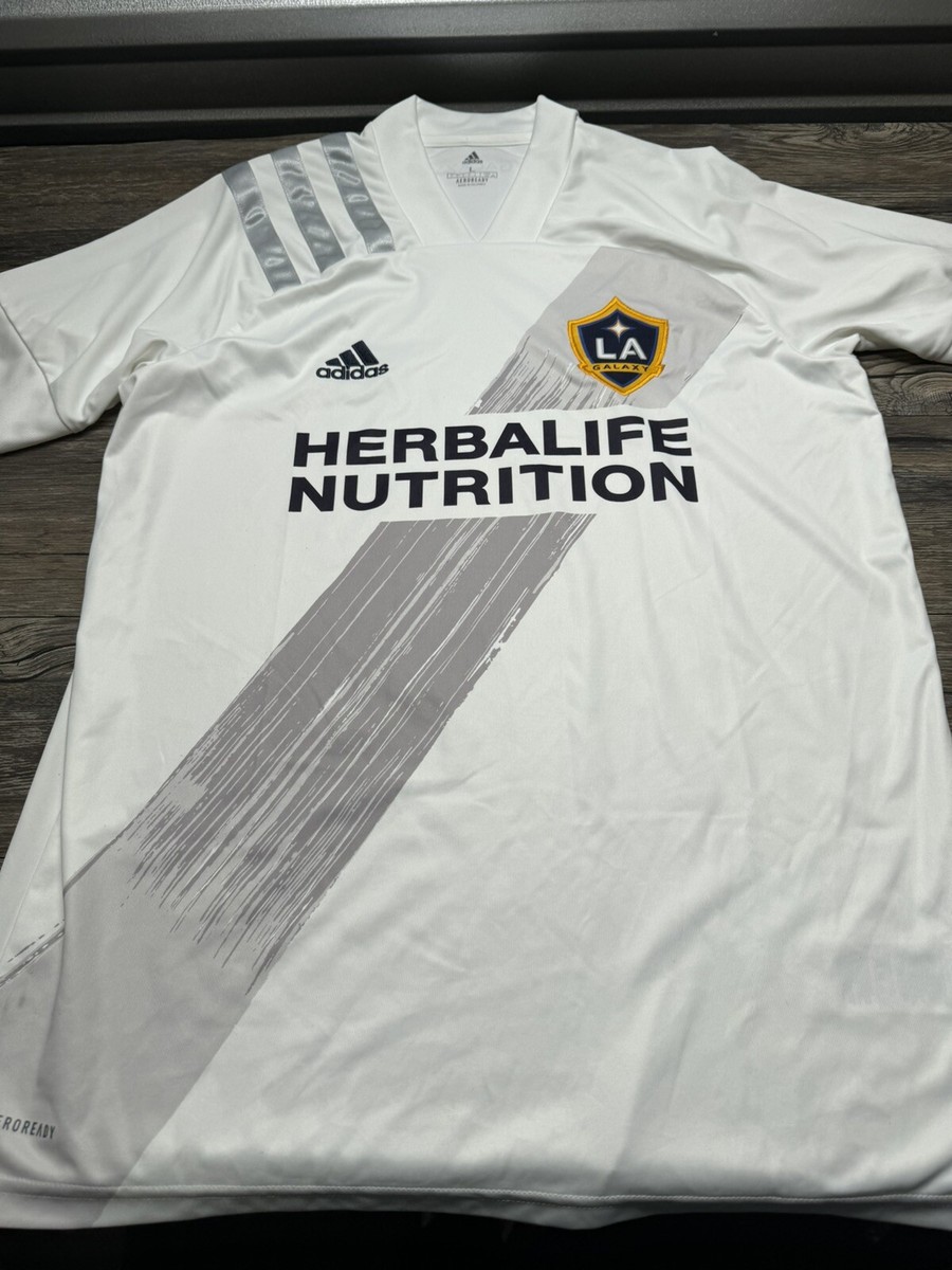 LA Galaxy MLS Adidas Women Jersey Sz Large Preowned