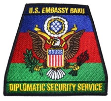 US EMBASSY BAKU DIPLOMATIC SECURITY SERVICE Sheriff Police Patch