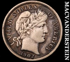 1902 Barber Dime - Scarce  Extra Fine  Better Date  No Reserve  #K132