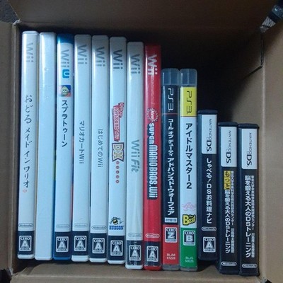 【Operation Confirmed】PS3 Wii DS Game Software Bundle D16 Mario Kart Splatoon