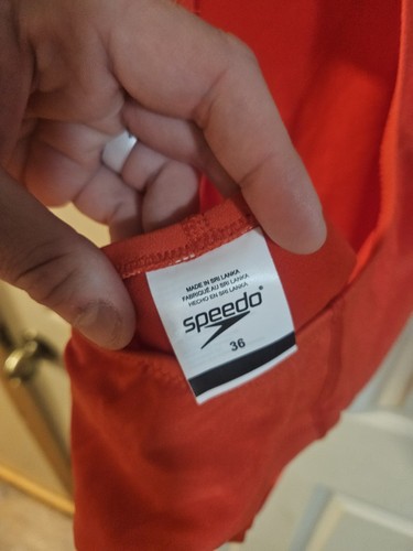 Speedo Women’s Pride Graphic One Back One Piece Swimsuit: RED: NEW WITH TAGS: 36 - Picture 5 of 8