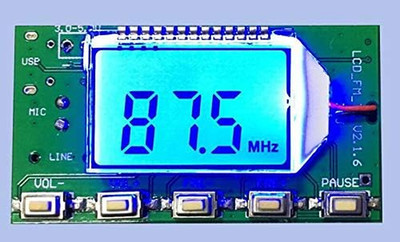 FM Transmitter Modul, PLL 87-108 Mhz Stereo Digital Wireless Mikrofon Board Mit