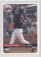 2003 Choice Elizabethton Twins Kyle Phillips #10 fm0