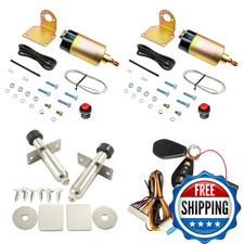 Llnseauto Two Door Shaved Door Handle Kit Popper Solenoid Street Rat Hot Rod