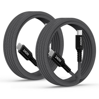 2 Pack 240W USB-C Super Fast Charger Adapter for Samsung Galaxy S26 Ultra, 6FT