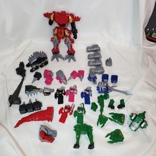 Huge Bandai DX Megazord Power Rangers Dino Fury Sentai Ryusoulger Kishiryu Lot