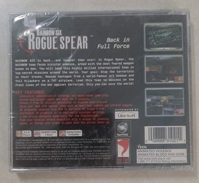 TOM CLANCY'S RAINBOW SIX ROGUE SPEAR PC CD-ROM COMPLET FR NEUF SCELLÉ