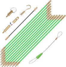 16.8FT Fiberglass Running Electrical Wire Cable Glow Rods Wire Pulling