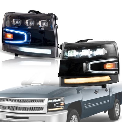 VLAND Voll-LED Scheinwerfer für 2007-2013 Chevy Silverado 1500/2500/3500HD L+R