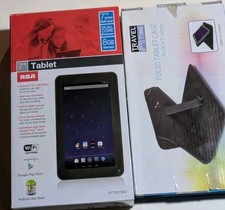 RCA 7" Tablet 8GB Wi-Fi Blue Dual Core Processor Brand New Bundle With New Case