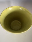 Vintage Gray and Chartreuse Bauer Pottery Swirl Flower Pots #6 — photo 7