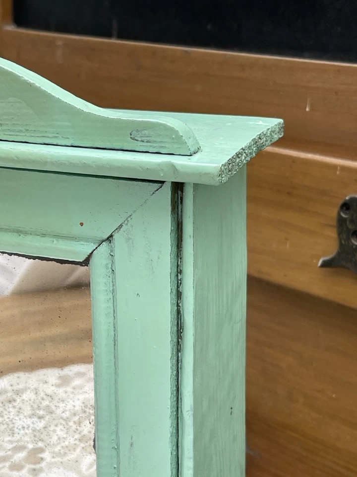 Ancienne Armoire de Poupée avec Miroir - Epoque Début XXe Jouet Vintage - Photo 4/4