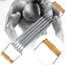 Wall Pulley Chest Expander, Removable Spring Fitness Training Bands, for Home Gy