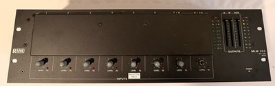 Rane MLM-103 MLM103 Rack Mount 3U Audio 10-Channel Mic/Line Mixer