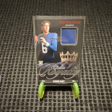 Panini 2025 Rookies & Stars Rookie Royalty Jaxson Dart Giants Memorabilia card