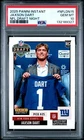 2025 Panini Instant NFL Draft Night Jaxson Dart #NFLDN15 RC PSA 10 Giants