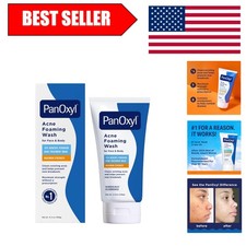 Daily Acne-Fighting Foam Cleanser with 10 Benzoyl Peroxide for Acne-Prone Skin